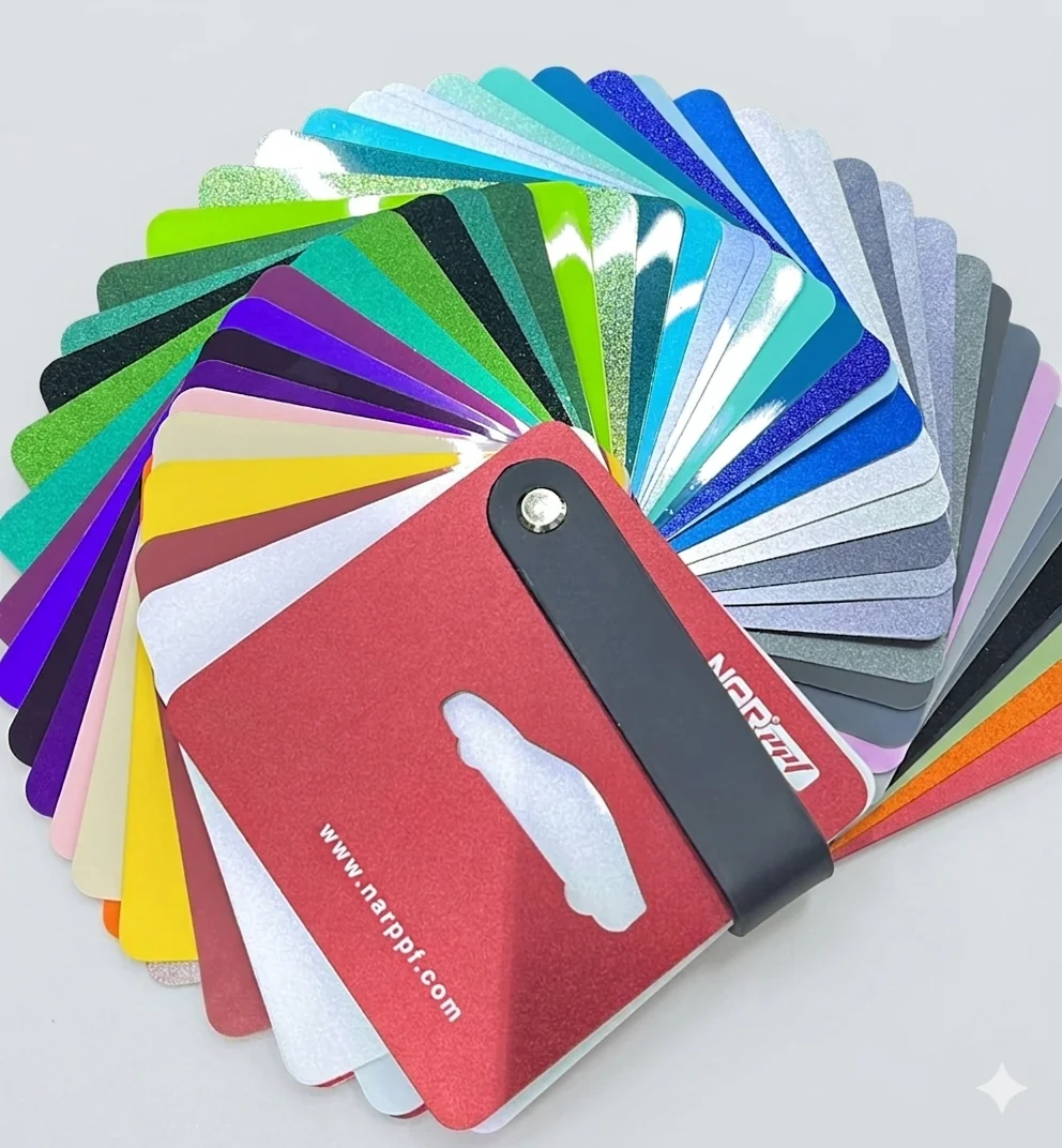 nar-color-ppf Веер с образцами пленки NAR COLOR PPF — изображение 1